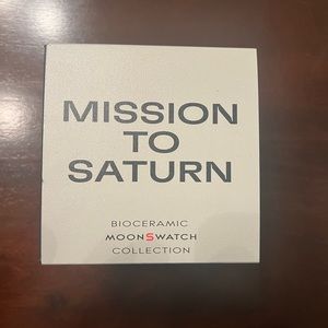 Omega x swatch mission to Saturn watch